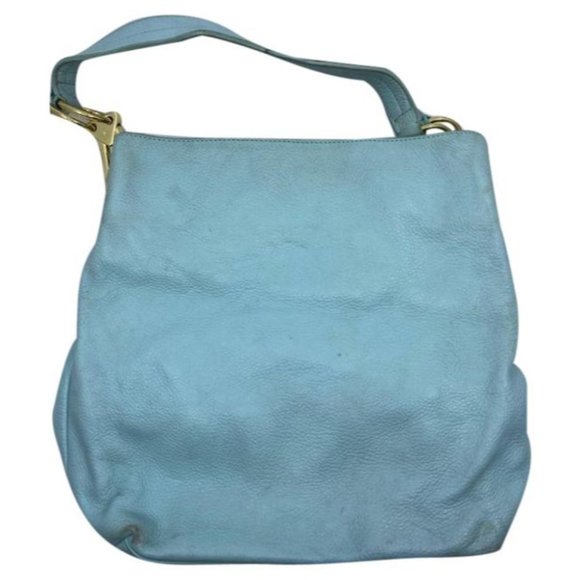 Anteprima Nueve Handbags - Anteprima Nueve Aqua Faux Leather Shoulder Bag